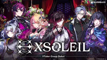 ANYCOLOR、NIJISANJI ENプロジェクト、VTuberグループ「XSOLEIL （エクソレイ）」6名のメンバー、12/6にデビュー 